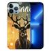 MAXPRESS Christmas Elk Phone Case for for iPhone 15 Winter Holiday Lovely Girly Phone Case Cute Design Hard Back Aluminum Shockproof Protective Cover for Girls Women 6.1 Inch