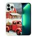 EastSmooth for iPhone 15 Case Cute Red Car Pattern Merry Christmas Phone Case for Women Girls Children Anti-Yellow Shockproof Protective Case Cover for iPhone 15