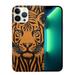 MAXPRESS Case Compatible with iPhone 15 Tiger Animal Print[Anti-Scratch] Fashion Pattern Hard PC Back& Cover Case iPhone 15