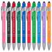 Dengmore 10pcs Ballpoint Pen with Stylus Tip Ballpoint Pen Metal Pens Stylus Pen for Touch Screens School Office Capacitive Pen Set Press Ball Pen 10ml