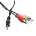 Cable Central LLC 3.5mm Stereo to RCA Audio Cable 3.5mm Stereo Male to Dual RCA Male (Right and Left) 12 Feet