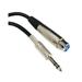Cable Central LLC XLR Female to 1/4 Inch TRS/Stereo Male Audio Cable 10 Feet