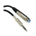 Cable Central LLC XLR Female to 1/4 Inch TRS/Stereo Male Audio Cable 50 Feet