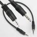 Cable Central LLC (20 Pack) 1Ft 3.5mm Stereo-M/2.5mm Stereo-M Speaker/Headset Cable - 1 Feet