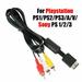 1.8m 3rca Tv Adapter Av Cable Audio Video Cable for Ps2 Ps3 Multimedia Audio Cable