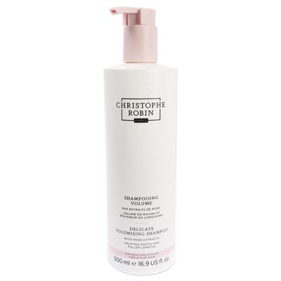 Delicate Volumizing Shampoo with Rose Extracts by Christophe Robin for Unisex - 16.9 oz Shampoo