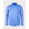 Polo Ralph Lauren Men's Jersey Shirt - Harbor Island Blue - Size: 42/Regular