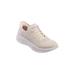 Wide Width Women's The Slip-Ins™ Go Walk Flex Sneaker by Skechers in Off White Wide (Size 7 1/2 W)