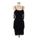 Don't Ask Why Casual Dress - Bodycon: Black Solid Dresses