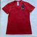 Adidas Tops | Adidas Women’s Red V-Neck T-Shirt Small New With Tags | Color: Red | Size: S