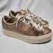 Converse Shoes | Converse One Star Platform Ox Low Top All Star Gold Sneakers Women's Sz 9 | Color: Gold | Size: 9