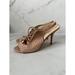 Kate Spade Shoes | Kate Spade Tan Leather Slingback Heels Size 10.5 | Color: Tan | Size: 10.5