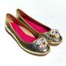 Kate Spade Shoes | Kate Spade Made In Italy Gold Metallic Flat | Color: Gold | Size: 8.5