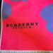 Burberry Accessories | Burberry Pink Multicolor Flower Large Scarf | Color: Blue/Pink | Size: Os