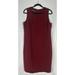 Burberry Dresses | Burberry Vintage Dress Women Size 12p Red Sleeveless Linen Rayon Casual | Color: Red/Tan | Size: 12p