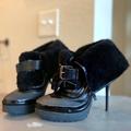 Burberry Shoes | Burberry Prorsum Runway Aviator Booties | Color: Black | Size: 7.5