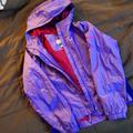 Columbia Jackets & Coats | Columbia Purple Hooded Windbreaker Jacket Zip Up Nylon Lightweight Sz 10/12 | Color: Purple | Size: 12g