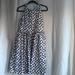 J. Crew Dresses | J Crew Black Floral Embroidered Sleeveless Midi Dres 12 | Color: Black/White | Size: 12g