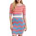 Lilly Pulitzer Dresses | Lilly Pulitzer Fitted Sweater Dress - Xs | Color: Blue/Pink | Size: Xs