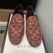 Gucci Shoes | Gucci Gg Print Horse-Bit Loafers | Color: Brown | Size: 5