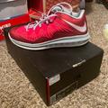 Nike Shoes | Air Max Lebron X Low Red & Gray Us Size 11 | Color: Gray/Red | Size: 11