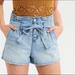 American Eagle Outfitters Shorts | American Eagle Paper Bag Waist Mom Shorts Size 2 | Color: Blue | Size: 2