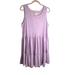 Anthropologie Dresses | Anthropologie Heathered Lavender Sleeveless Tiered 100% Cotton Dress Euc Szm | Color: Purple | Size: M