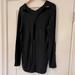 Athleta Tops | Athleta Black Cut-Out Back Knit Long Sleeve Top Pullover Size M | Color: Black | Size: M