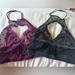 Victoria's Secret Intimates & Sleepwear | Black And Plum Victoria’s Secret Bralettes | Color: Black/Purple | Size: M