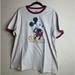 Disney Shirts | Disney Mickey Mouse Tshirt Size X-Large | Color: Cream/Red | Size: Xl