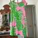 Lilly Pulitzer Dresses | Excellent Size Small Lilly Pulitzer Loren Pink Pout (Pineapple) Dress Pink Green | Color: Green/Pink | Size: S