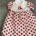 Disney Dresses | Disney Baby Park Exclusive Minnie Mouse Dress & Coordinating Sock And Headband | Color: Red/White | Size: 18-24mb