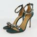 Tory Burch Shoes | New Tory Burch Penelope 100mm Embellished Sandal | Color: Green | Size: 7