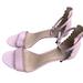 Coach Shoes | Coach Women's Monica Kitten Scalloped Leather Heel 9.5 | Color: Pink | Size: 9.5