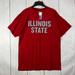 Adidas Shirts | Illinois State Redbirds Ncaa Large Adidas Casual T-Shirt Red New Men Cotton | Color: Red | Size: L