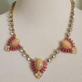 J. Crew Jewelry | J. Crew Statement Necklace | Color: Gold/Pink | Size: Os