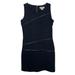 Michael Kors Dresses | Gently Used Michael Kors Black Sheath Cocktail Midi Dress W Zipper Detail Size 8 | Color: Black | Size: M