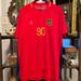 Disney Shirts | Disney Club Mickey 1928 Red And Blue Soccer Jersey. Great Condition. Size Xxl | Color: Red | Size: Xxl