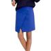 J. Crew Skirts | J. Crew Blue Crossover Faux Wrap Mini Pencil Skirt Size 2 | Color: Blue | Size: 2