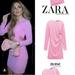 Zara Dresses | Bnwt Zara Heart Cut Out Barbie Mini Dress Sz Sm | Color: Pink | Size: S