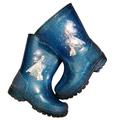 Disney Shoes | Elsa Glittery Blue Boots - Disney Frozen Elsa Toddler Rain Boots | Color: Blue | Size: 7bb