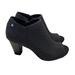 Giani Bernini Shoes | Giani Bernini Angye Peep Toe Ankle Booties 9m Perforated Memory Foam Shooties | Color: Black | Size: 9