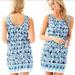 Lilly Pulitzer Dresses | Lilly Pulitzer Cathy Shift Dress “Get Trunky” In Bomber Blue Size 8 | Color: Blue/White | Size: 8