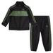 Adidas Matching Sets | Adidas Originals Adidas Baby Boys Essential Tricot Tracksuit 2 Piece Regular Fit | Color: Black/Green | Size: 24mb