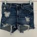 American Eagle Outfitters Jeans | Ae High V-Rise Shortie Denim Cutoffs 2 | Color: Blue | Size: 2