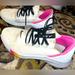 Nike Shoes | Cleaned* Nike Air Zoom Womens 7 White Sneakers Euc | Color: Pink/White | Size: 7