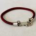 Coach Jewelry | Coach 925 Sterling Silver And Leather Bracelet 7.5" | Color: Silver | Size: Os