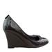 Gucci Shoes | Gucci Burgundy Patent Leather Wedge Heel Size 6.5 | Color: Brown/Purple | Size: 6.5