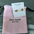 Kate Spade Jewelry | Kate Spade Love Me Not Earrings | Color: Gold | Size: Os