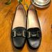 Kate Spade Shoes | Kate Spade Colette Leather Logo Loafers Black - Size 8m | Color: Black | Size: 8
